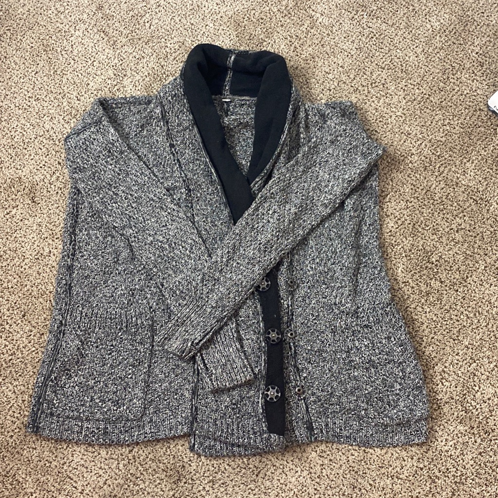 Lululemon Button Sweater.